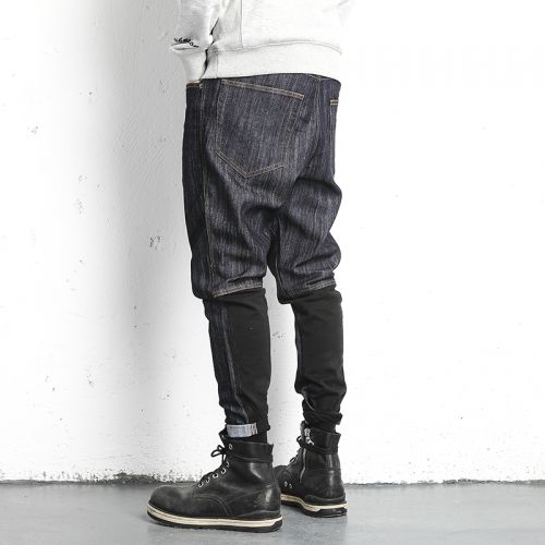 Jeans pour jeunesse pieds Slim en coton Quatre saisons - Ref 1464454
