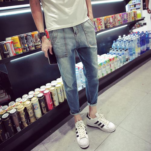 Jeans pour jeunesse droite coton printemps - Ref 1464481