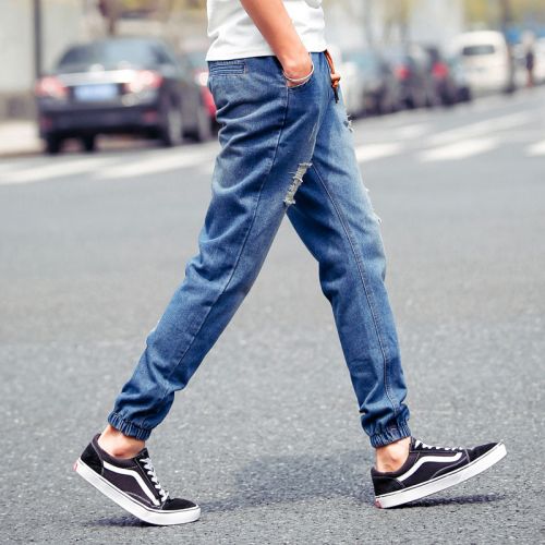 Jeans pour jeunesse Sarouel en coton printemps - Ref 1464487