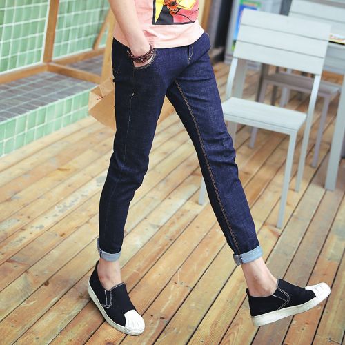 Jeans pour jeunesse pieds Slim TAOCOWZONE en coton été - Ref 1464622