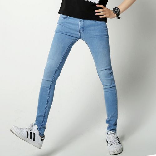 Jeans pour adolescent pieds Slim en CVC - Ref 1464657