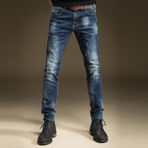 Jeans pour jeunesse pieds Slim OPUQI en coton automne - Ref 1464669