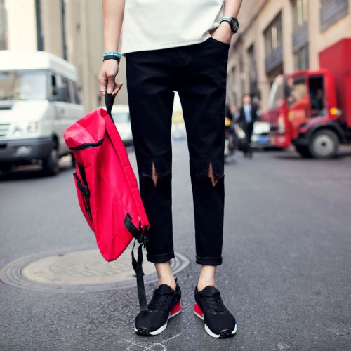 Jeans pour adolescent pieds Slim Quatre saisons - Ref 1464677
