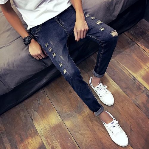 Jeans pour adolescent pieds Slim Quatre saisons - Ref 1464693