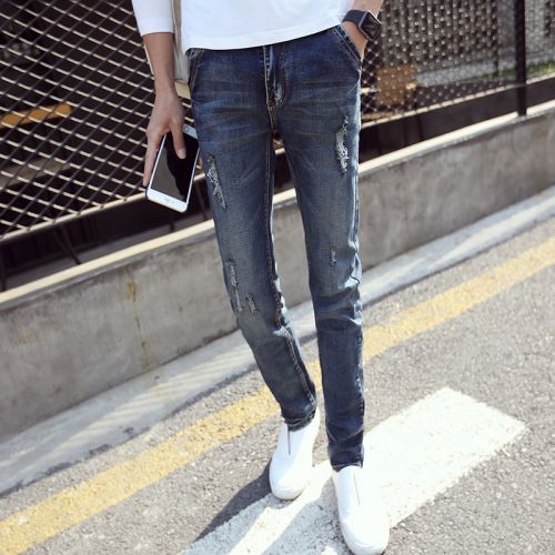 Jeans pour adolescent pieds Slim en CVC été - Ref 1464717