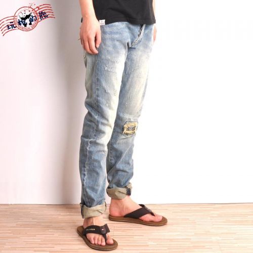 Jeans pour jeunesse coupe droite en coton Quatre saisons - Ref 1464731