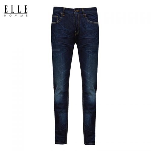 Jeans pour jeunesse coupe droite ELLE HOMME en coton Quatre saisons - Ref 1464735