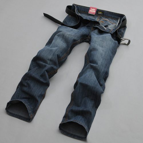 Jeans pour jeunesse coupe droite en coton été - Ref 1464737