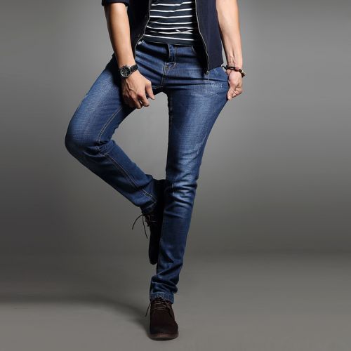 Jeans pour adolescent pieds Slim CHADKLEAN en coton Quatre saisons - Ref 1464742