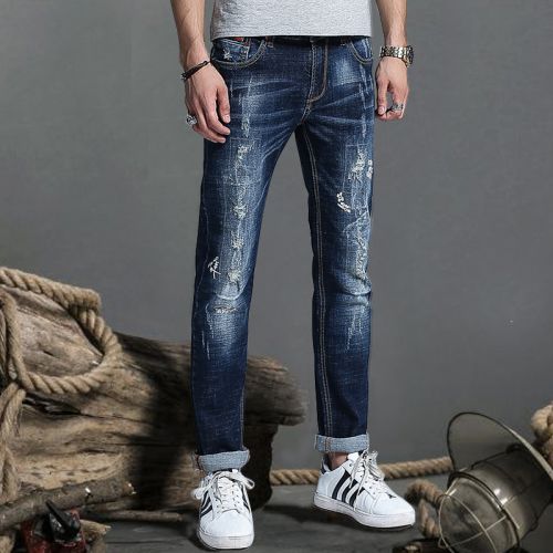 Jeans pour jeunesse coupe droite JEANS en coton automne - Ref 1464796