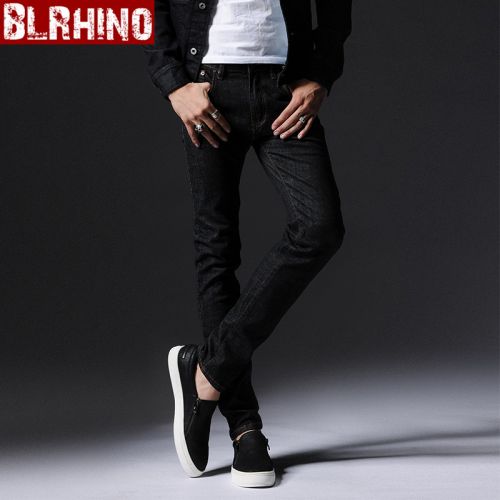 Jeans pour adolescent pieds Slim Coton fibre élastique de polyuréthane spandex Quatre saisons - Ref 1464799