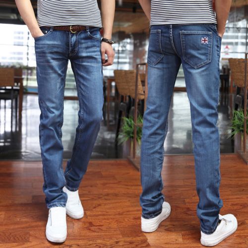 Jeans pour adolescent pieds Slim VIETTOLONS en coton automne - Ref 1464844