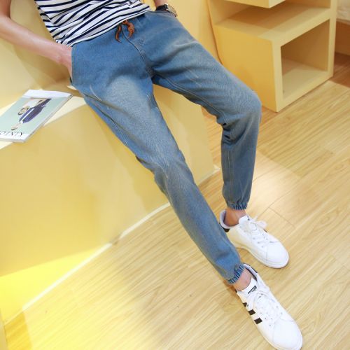 Jeans pour adolescent Sarouel en coton Quatre saisons - Ref 1464849