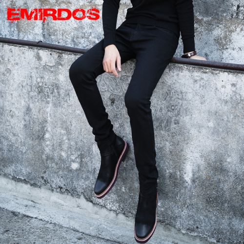 Jeans pour adolescent pieds Slim EMIRDOS en coton automne - Ref 1464854