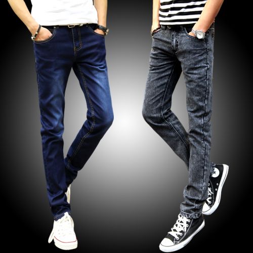 Jeans pour adolescent pieds Slim KEIDENLION en coton été - Ref 1464863