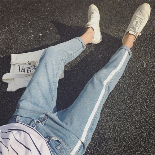 Jeans pour adolescent Sarouel en coton été - Ref 1464884