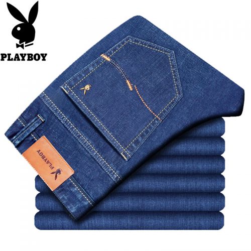 Jeans pour jeunesse coupe droite PLAYBOY en coton Quatre saisons - Ref 1464892
