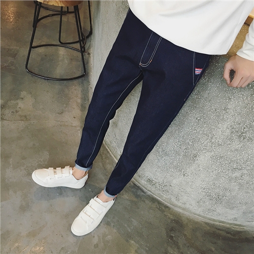 Jeans pour adolescent pieds Slim Quatre saisons - Ref 1464912
