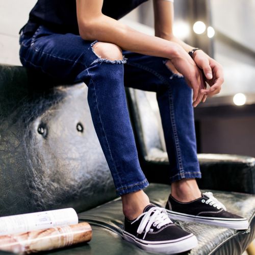 Jeans pour adolescent en coton été - Ref 1464913
