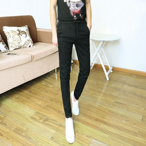 Jeans pour adolescent pieds Slim en coton automne - Ref 1464916