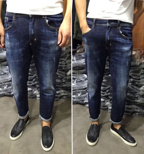 Jeans pour jeunesse pieds Slim G-DIAN en coton automne - Ref 1464943