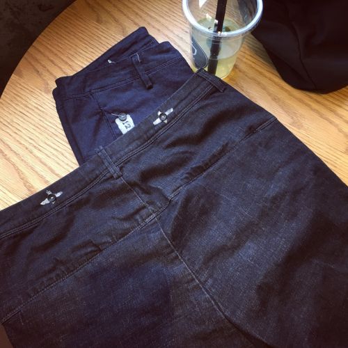 Jeans pour adolescent pantalon bas entrejambe Croix en coton Quatre saisons - Ref 1464975