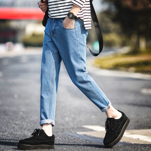 Jeans pour adolescent Sarouel en CVC Quatre saisons - Ref 1464987