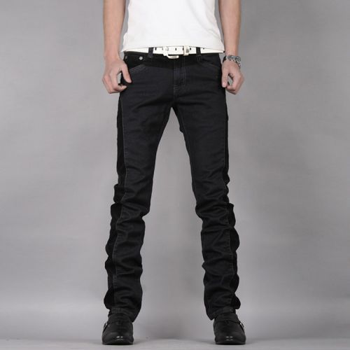 Jeans pour adolescent pieds Slim en coton bio écologique hiver - Ref 1465004