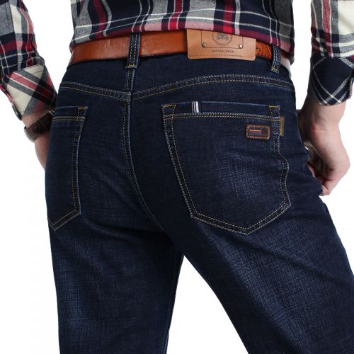 Jeans pour jeunesse droite NIANJEEP coton automne - Ref 1465006
