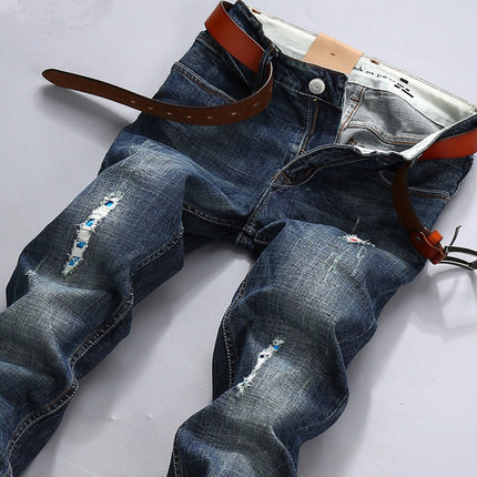 Jeans pour jeunesse pieds Slim JEANS en CVC automne - Ref 1465011