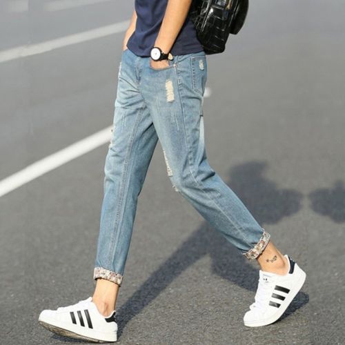 Jeans pieds Slim pour automne - Ref 1465019