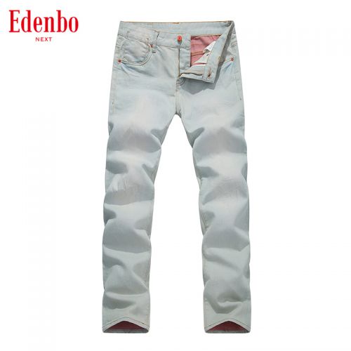 Jeans pour jeunesse coupe droite EDENBO Coton polyester polyuréthane élastique fibre spandex Quatre saisons - Ref 1465023