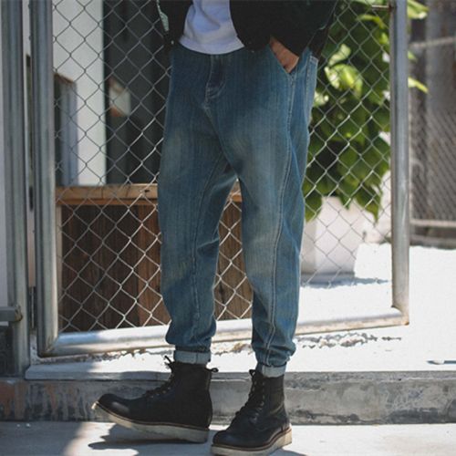 Jeans pour adolescent Sarouel en coton automne - Ref 1465024