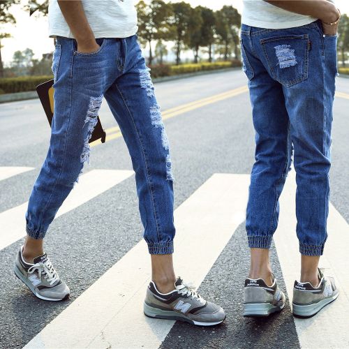Jeans pour jeunesse Sarouel en coton Quatre saisons - Ref 1465037