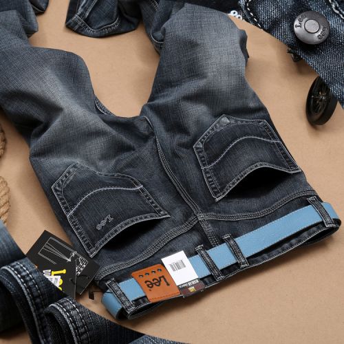 Jeans pour jeunesse coupe droite en coton Quatre saisons - Ref 1465039