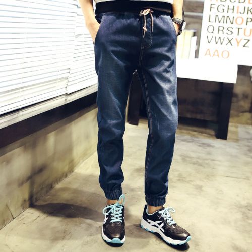 Jeans pour grands chantiers pieds Slim en coton printemps - Ref 1465076