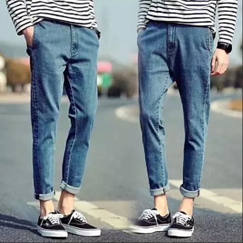 Jeans pour jeunesse pieds Slim Quatre saisons - Ref 1465104