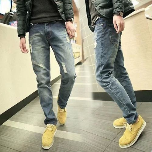 Jeans pour jeunesse pieds Slim automne - Ref 1465107