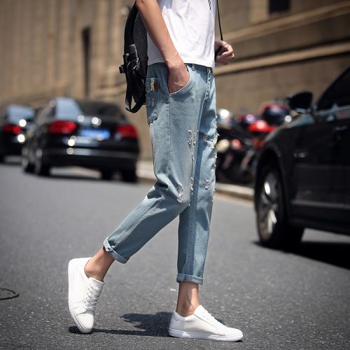 Jeans pieds Slim en coton pour Quatre saisons - Ref 1465110