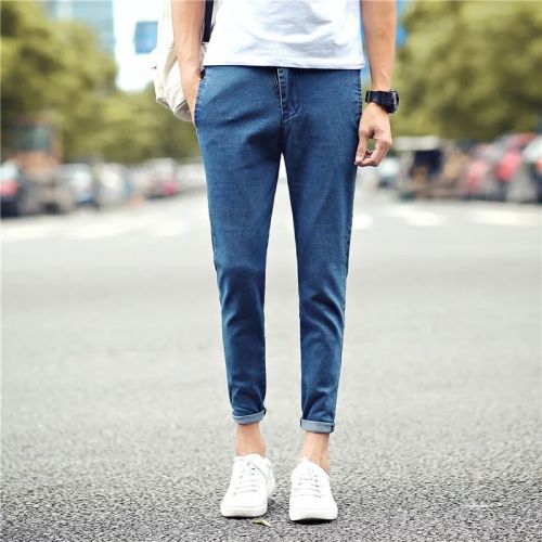 Jeans pour adolescent pieds Slim été - Ref 1465121
