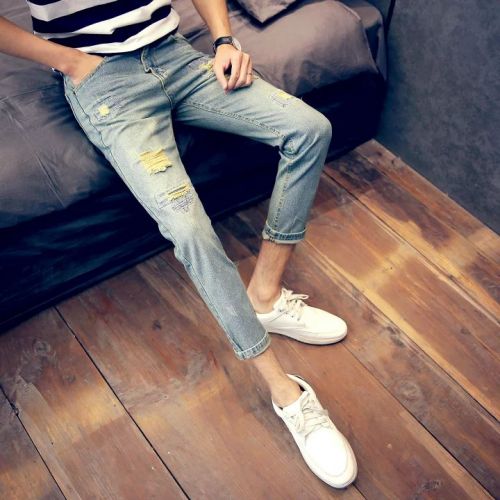 Jeans pour adolescent pieds Slim été - Ref 1465188
