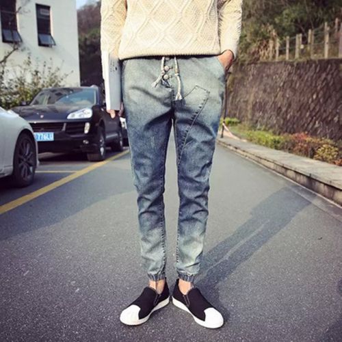 Jeans pour adolescent Sarouel en coton Quatre saisons - Ref 1465190