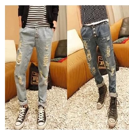 Jeans pour jeunesse Sarouel - Ref 1465222