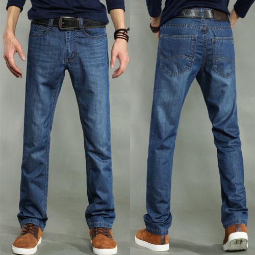 Jeans pour jeunesse coupe droite en Résine de fibres coton Quatre saisons - Ref 1465232