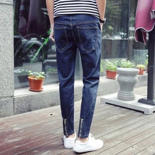 Jeans pour adolescent pieds Slim printemps - Ref 1465246