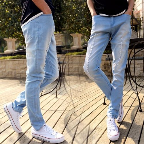 Jeans pour adolescent pieds Slim - Ref 1465267