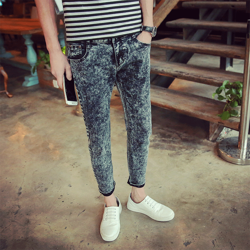 Jeans pour adolescent pieds Slim automne - Ref 1465268