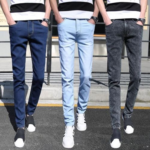 Jeans pour adolescent coupe droite printemps - Ref 1465283