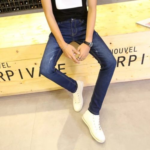 Jeans pour adolescent pieds Slim Quatre saisons - Ref 1465286