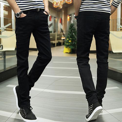 Jeans pour adolescent pieds Slim en coton automne - Ref 1465304